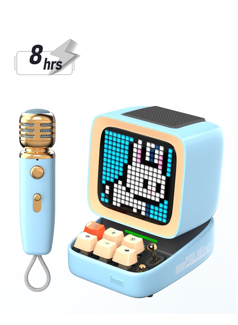 Divoom DitooMic Bluetooth Speaker Microphone Karaoke…