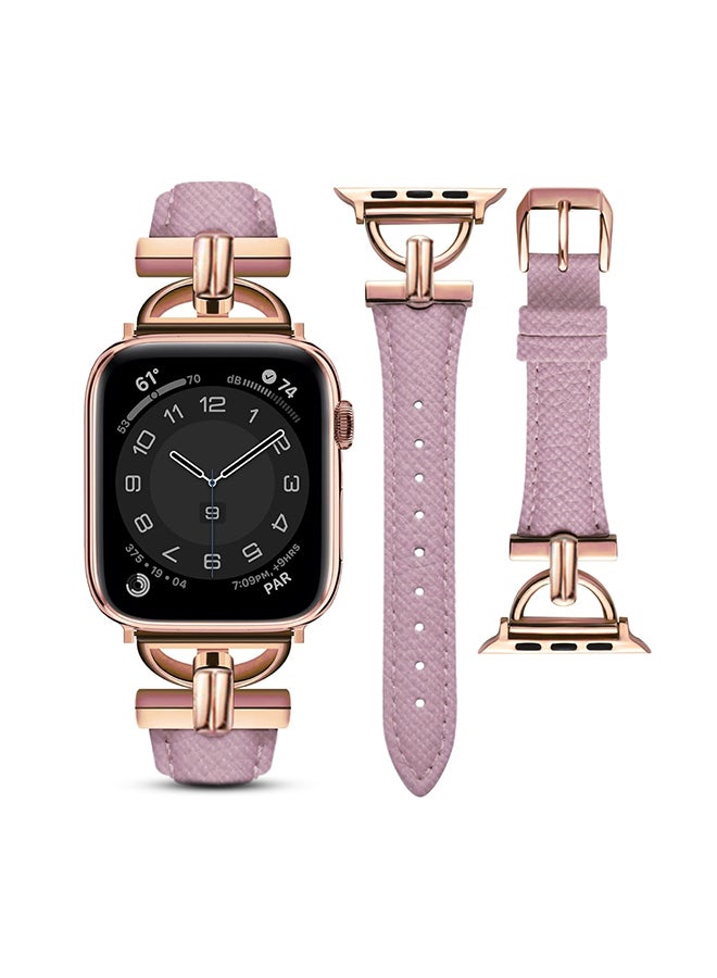 Leather Band For Apple Watch Series 10 9…