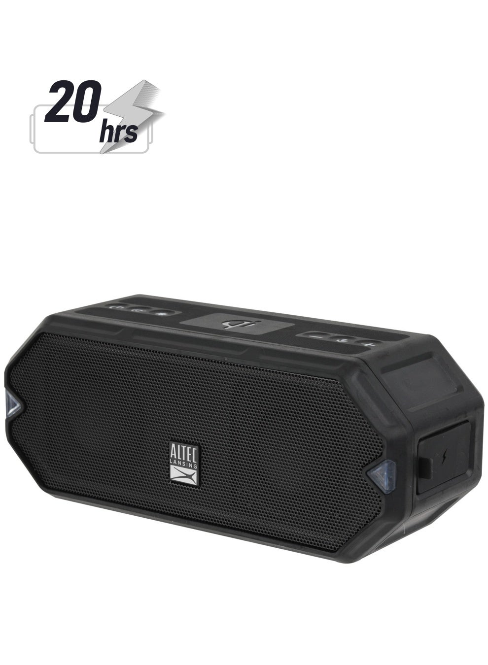 Compare HydraBlast Wireless Portable Bluetooth Speaker, IP67 Waterproof for Parties, USB C Rechargeable Outdoor Speakers with Built in Phone Charger and LED Lights, 20 Hour Playtime at KSA Price