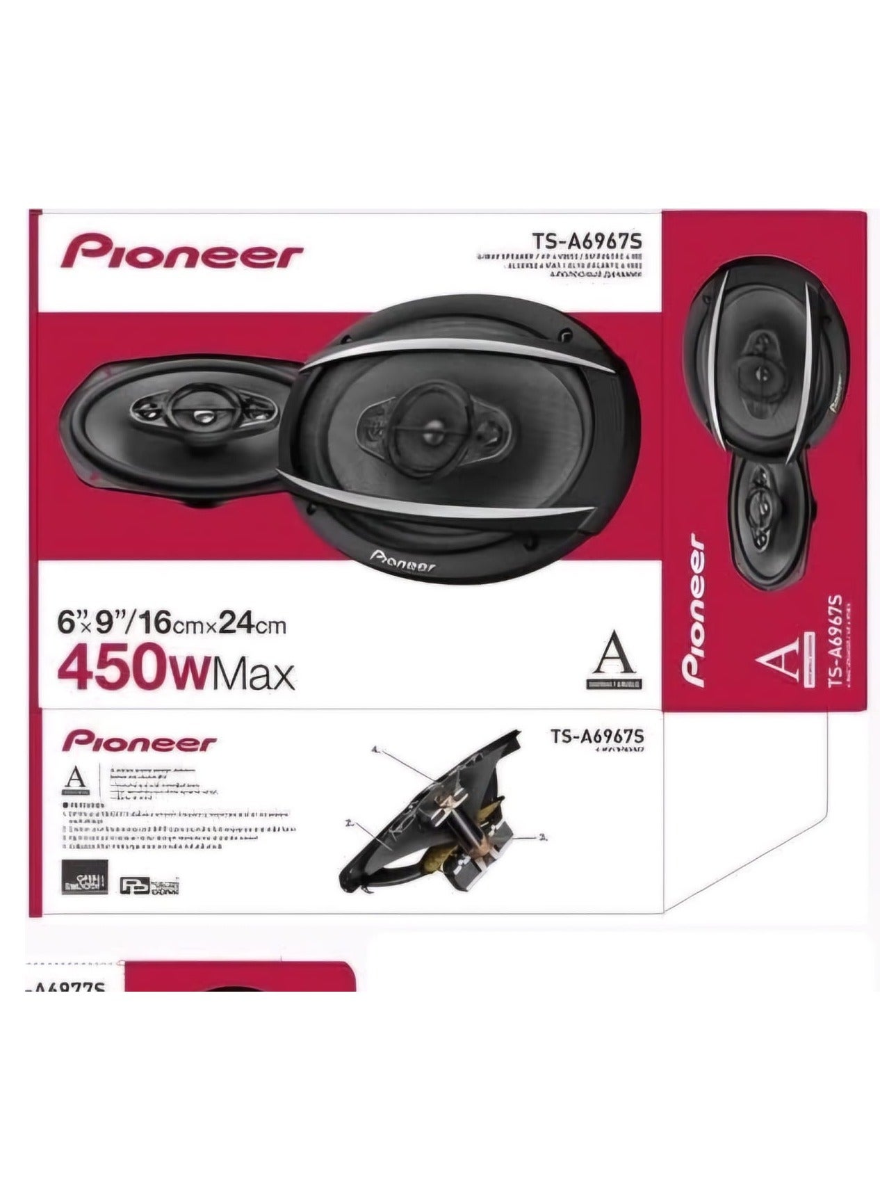 Compare Pioneer TSA69675 450W Max 6x9 Oval Type at KSA Price