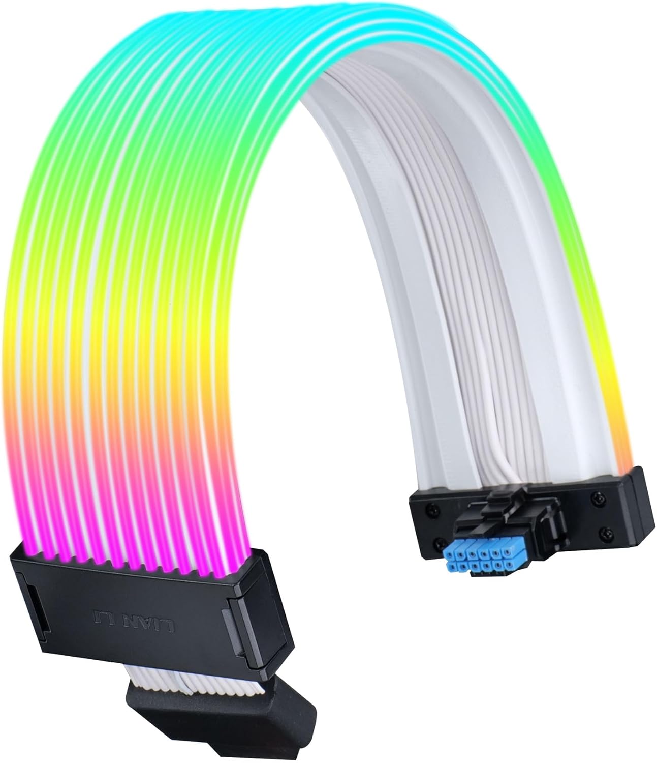 Compare Lian Li STRIMER Plus V2 8Pin ARGB GPU Power Extension Cable, Enhanced LED Brightness, LConnect 3 Compatible at KSA Price