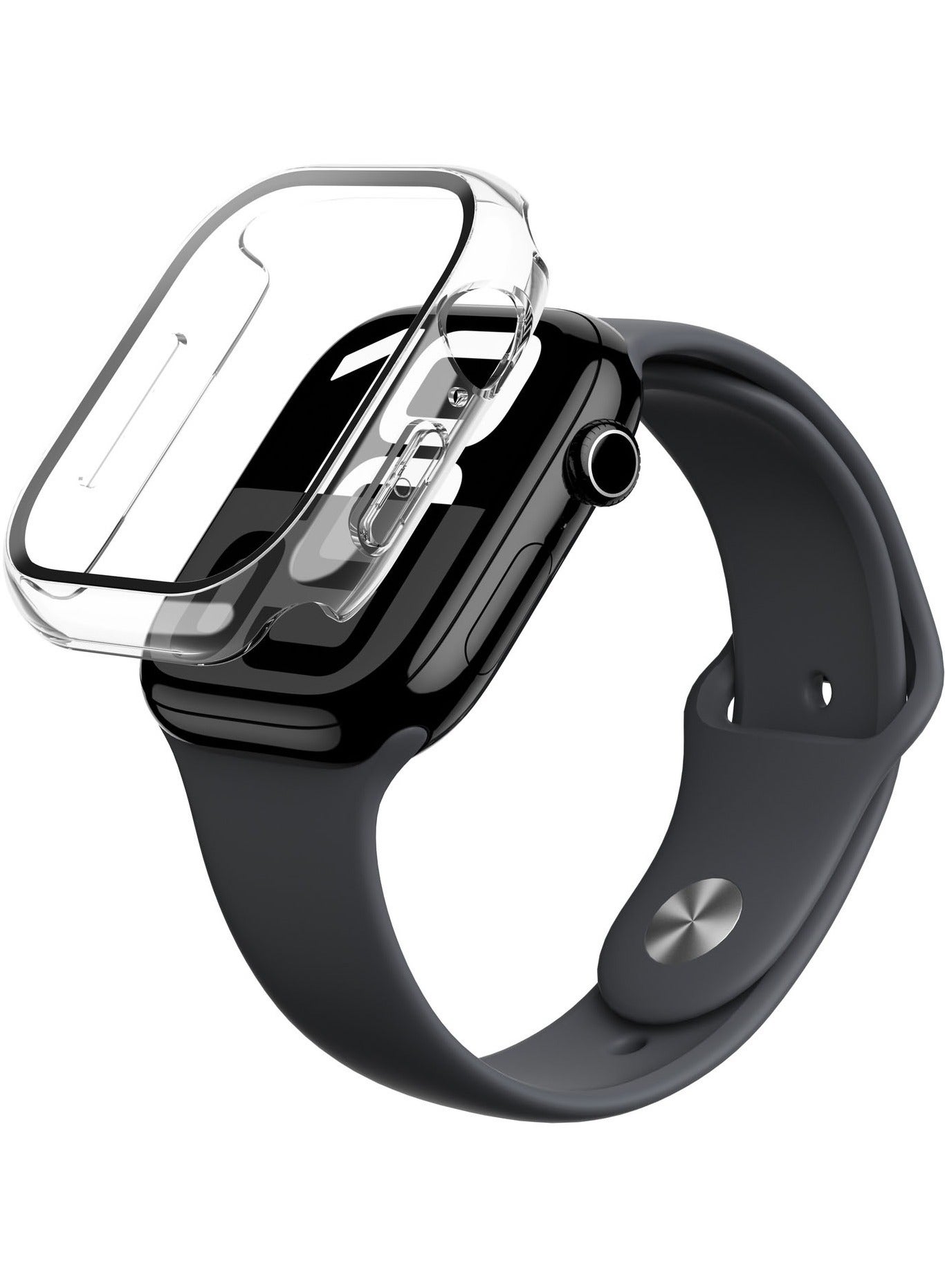 Compare Radix FullGuard for Apple Watch Series 10 42mm Case Cover with Built in Tempered Glass Screen Protector  Clear at KSA Price