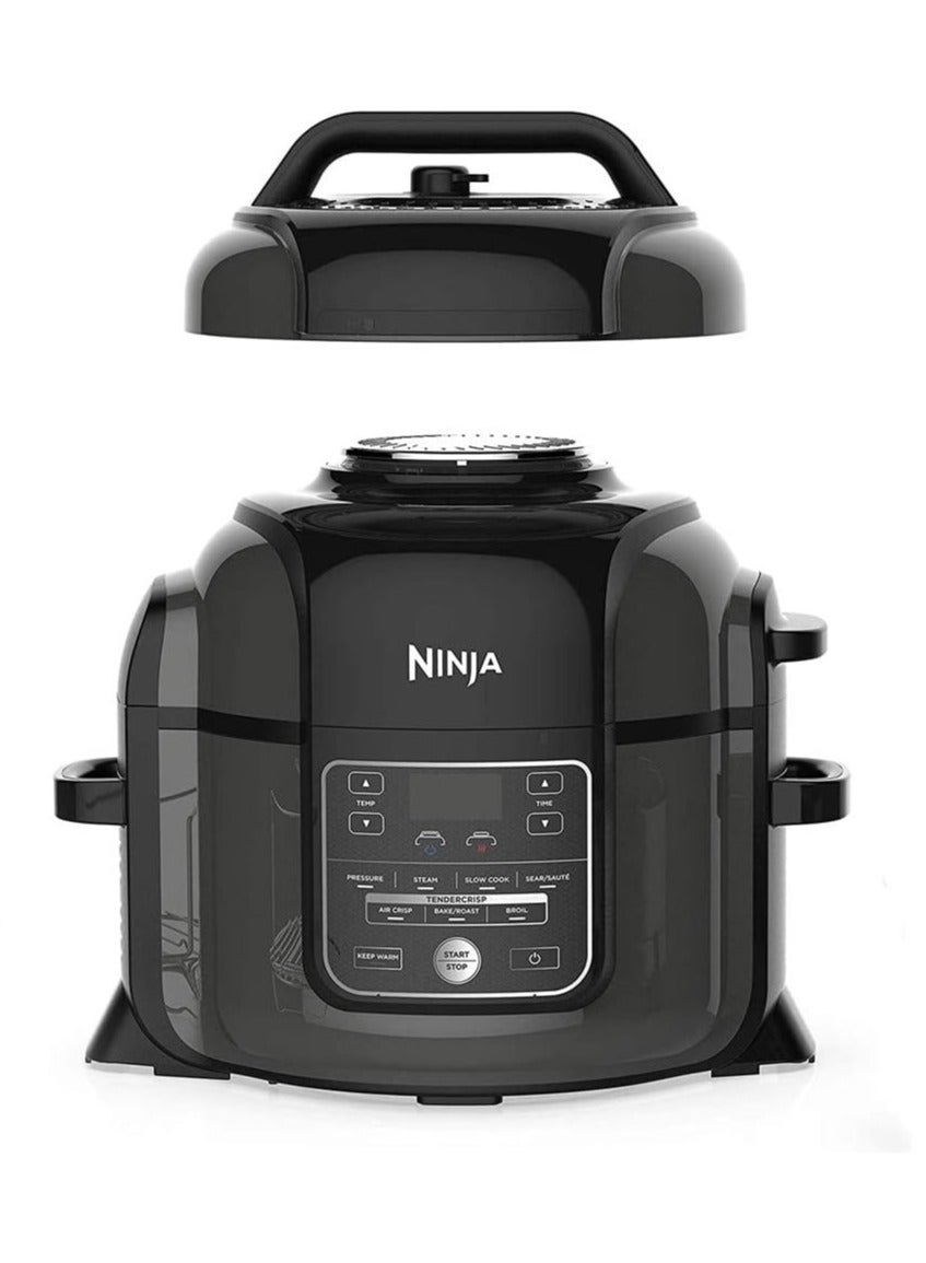 Compare Ninja Foodi Ultimate 7In1 Multi Cooker With Crisping, Dual Lids, Recipe guide included, 2 Years Warranty 6 L 1460 W OP300ME Black at KSA Price