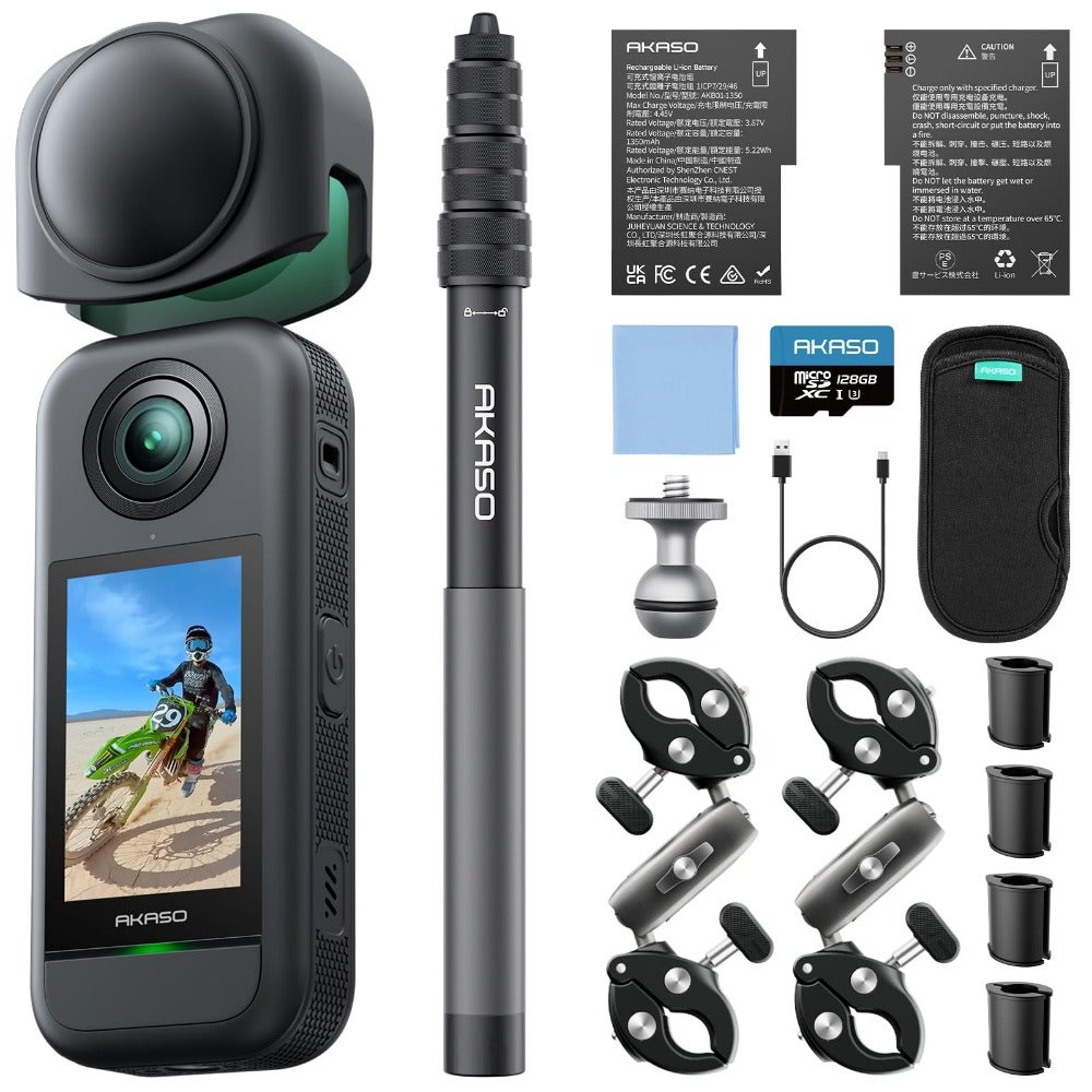 360 Action Camera for outdoor sports, weatherproof…