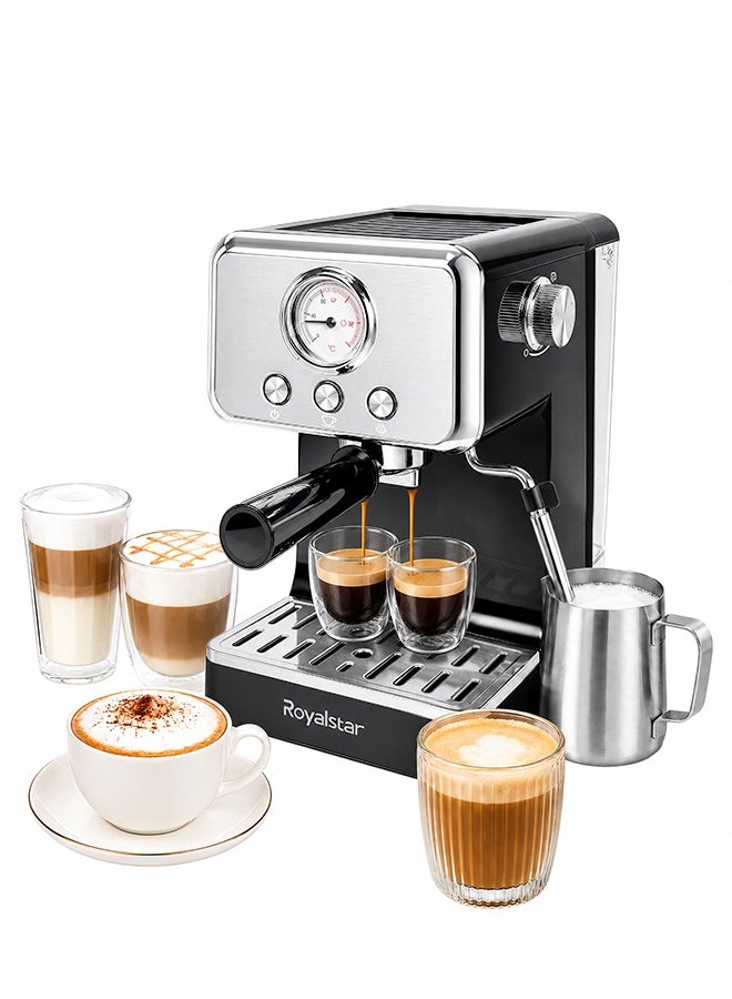 Espresso Coffee Machine, 1050W Semi Automatic Coffee…