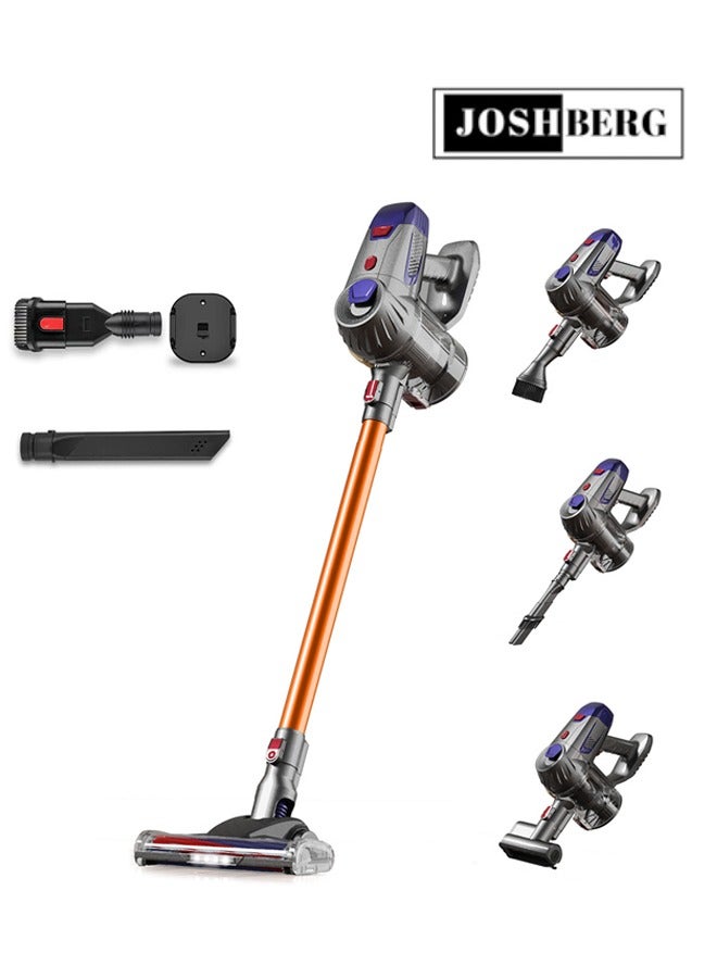 Compare 6In1 Cordless Upright Stick Vacuum Cleaner,Handheld Vacuum Cleaner,9000PA 150.0W,BlueGold at KSA Price
