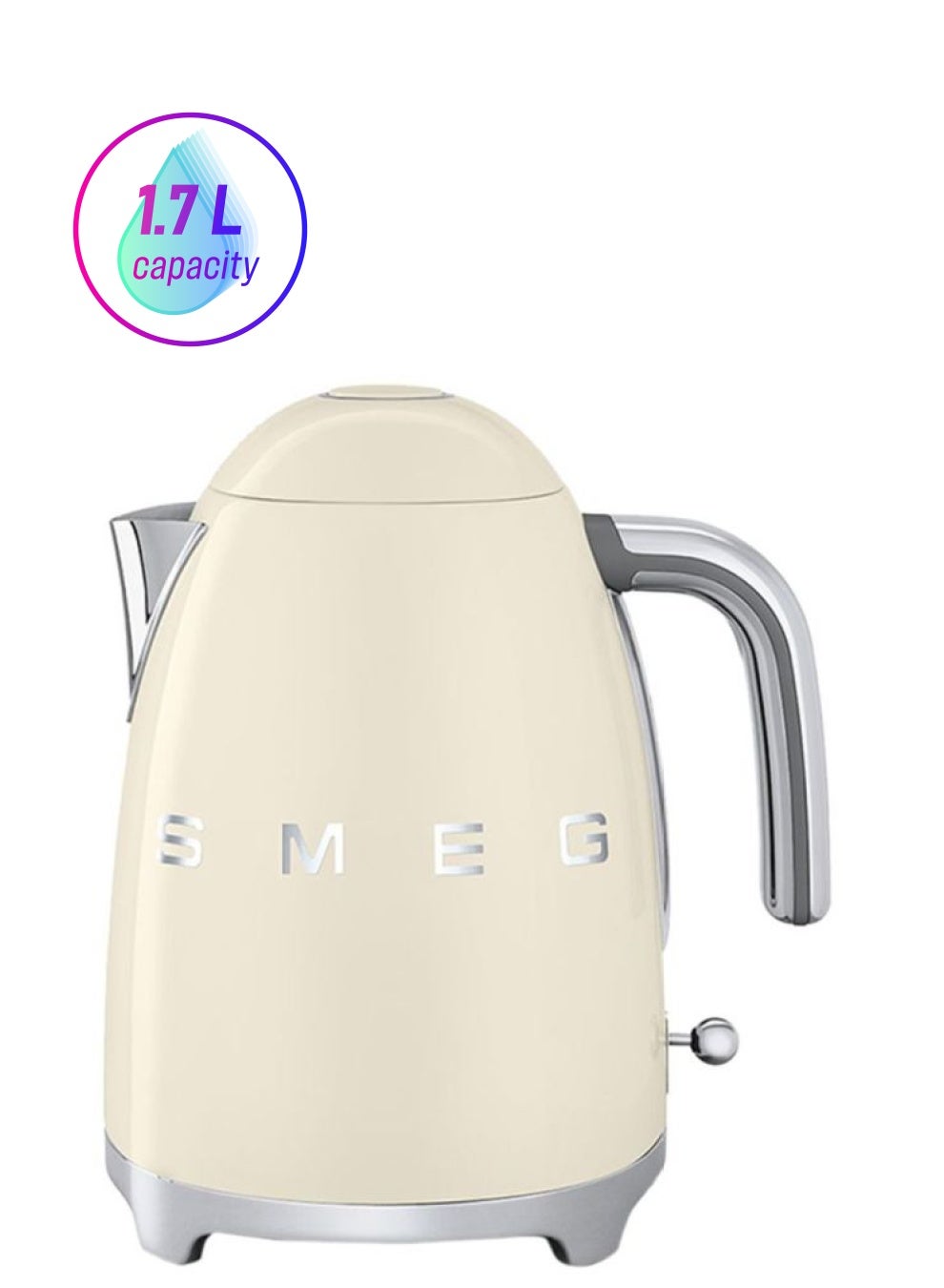 Compare 50s Retro Style Aesthetic Electric Kettle 1.7 L 2400.0 W KLF03CRAU, KLF03CRUK Cream at KSA Price