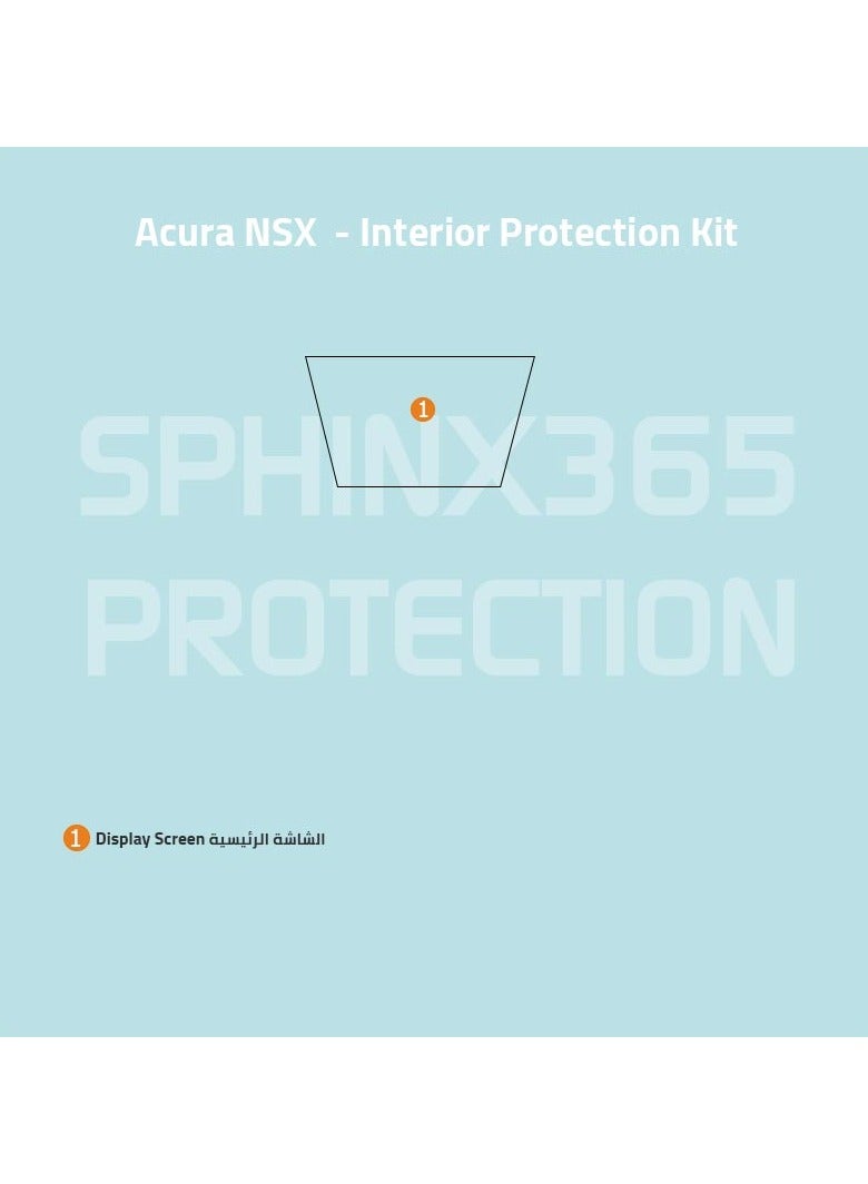 Compare Sphinx365 Acura NSX Protection Kit 20222023  Transparent TPU, SelfHealing, ScratchResistant at KSA Price