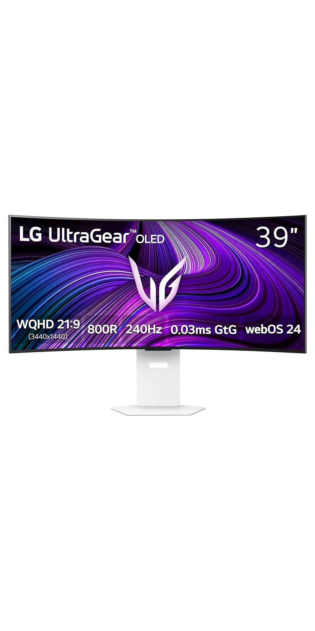 Compare 39 inch UltraGear GX9 Curved OLED Gaming Monitor WQHD 3440x1440 800R OLED Display, 240Hz Refresh Rate, 0.03ms GtG Response Time, AMD FreeSync Premium, NVIDIA GSync Compatible, HDR10, DCIP3 98.59GX90SAW White at KSA Price