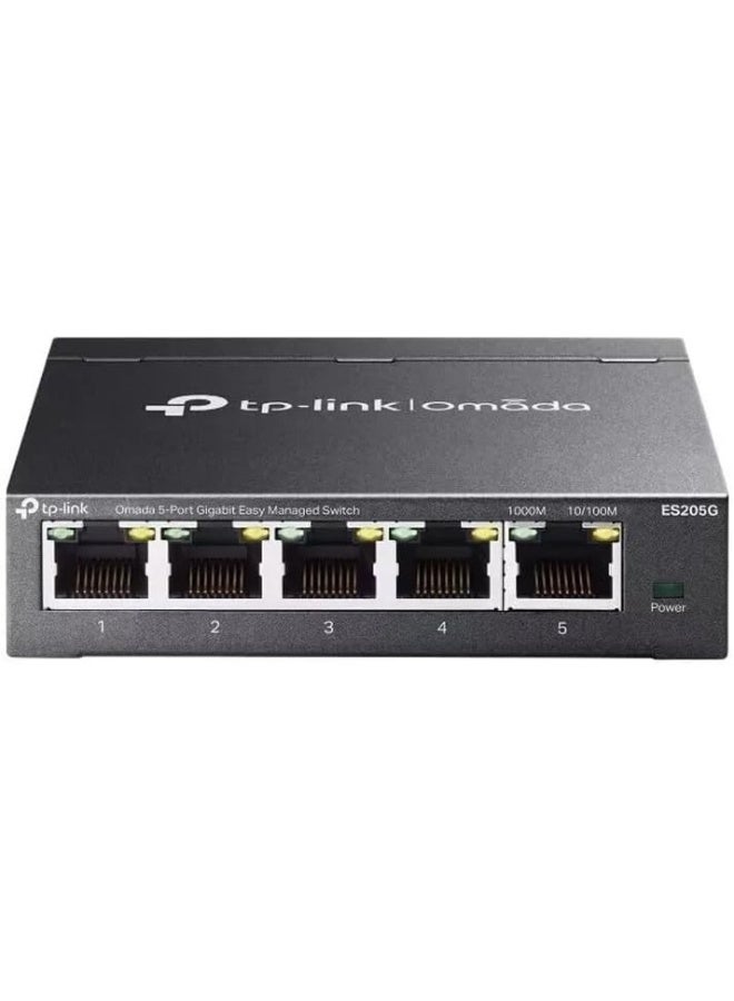 TP-Link Omada ES205G 5-Port Gigabit Easy Managed Switch,…