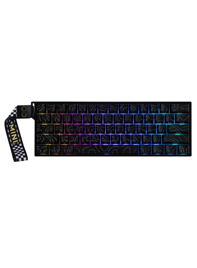 Compare MINI60 HE MAX Wireless Hall Effect Gaming Keyboard 60% 61Key with Adjustable Actuation Rapid Trigger 0.01mm Sensitivity TriMode Bluetooth 5.0  2.4GHz  USBC RGB Backlit PBT Keycaps SOCD DKS Magnetic Custom Keyboard forx at KSA Price