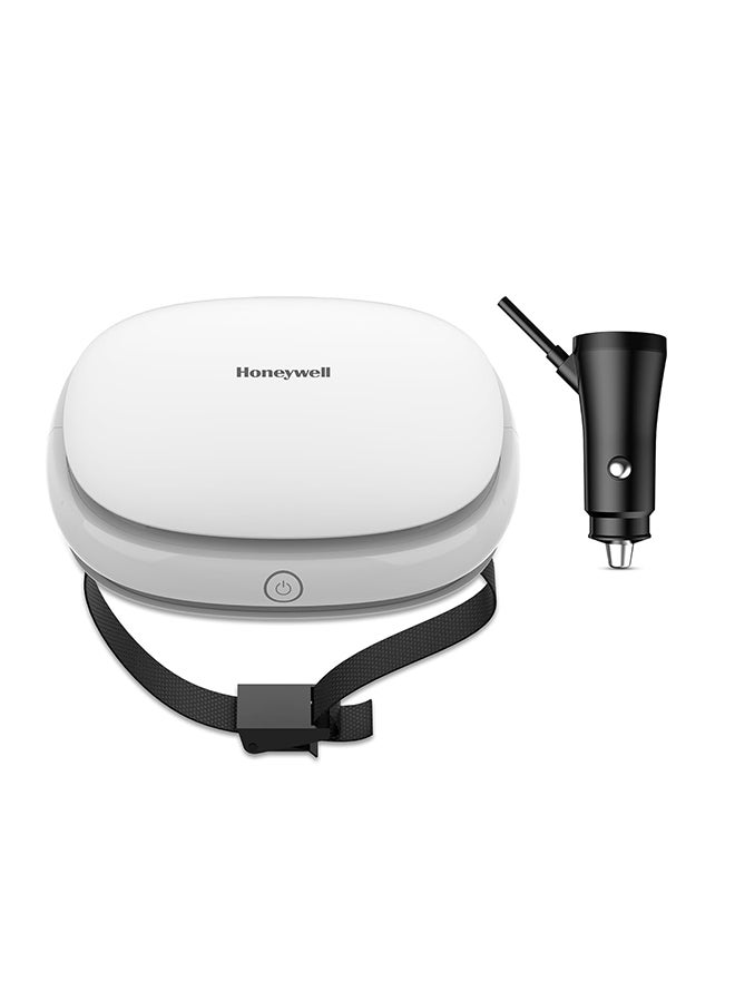 Compare Move Pure3 Car Air Purifier,Hepa filter& Ionizer which removes 99.9% PM0.1 particles, pollutants,allergies,dust & smoke,CADR upto24 m³h. with 3xUSB Charging ports, 2Yrs Manufacturer Warranty HC000024APPURE3 White at KSA Price