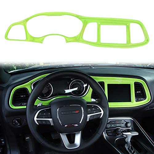 Compare Voodonala for Challenger Center Consoles Dash Board Dashboard Instrument Protecter Cover Trim Garnish for 20152024 Dodge Challenger Interior Accessories ABS Green 4pcs at KSA Price