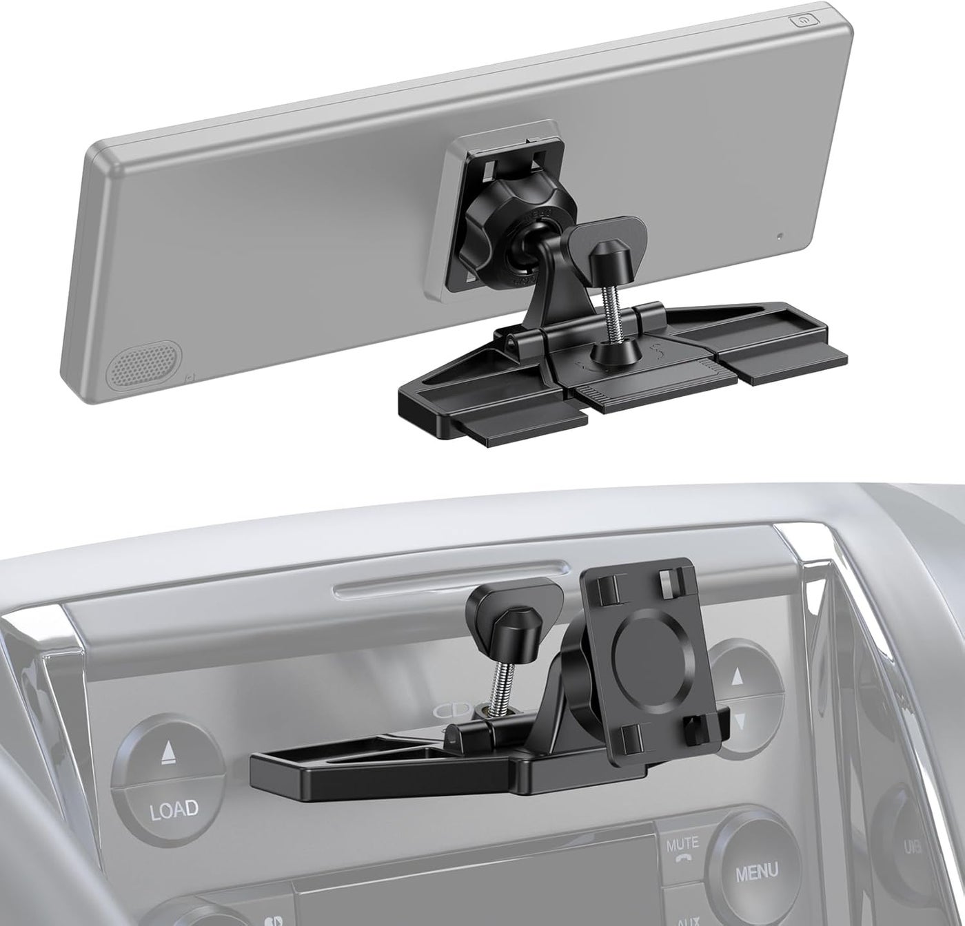 Compare iGoevo CD Slot Mount for CarPlay Screen  360° Rotation, ToolFree Installation, Compatible with 710 Inch Displays at KSA Price