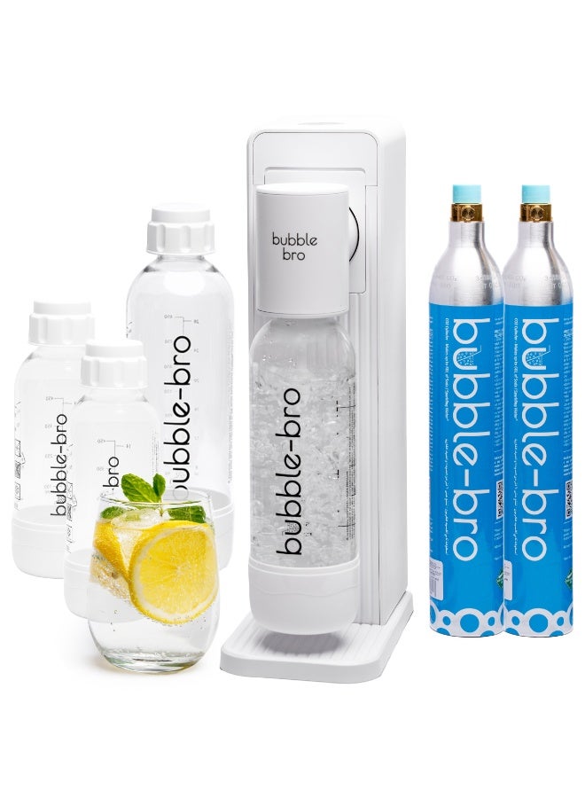 bubble-bro Origin Sparkling Water Maker Family Pack…