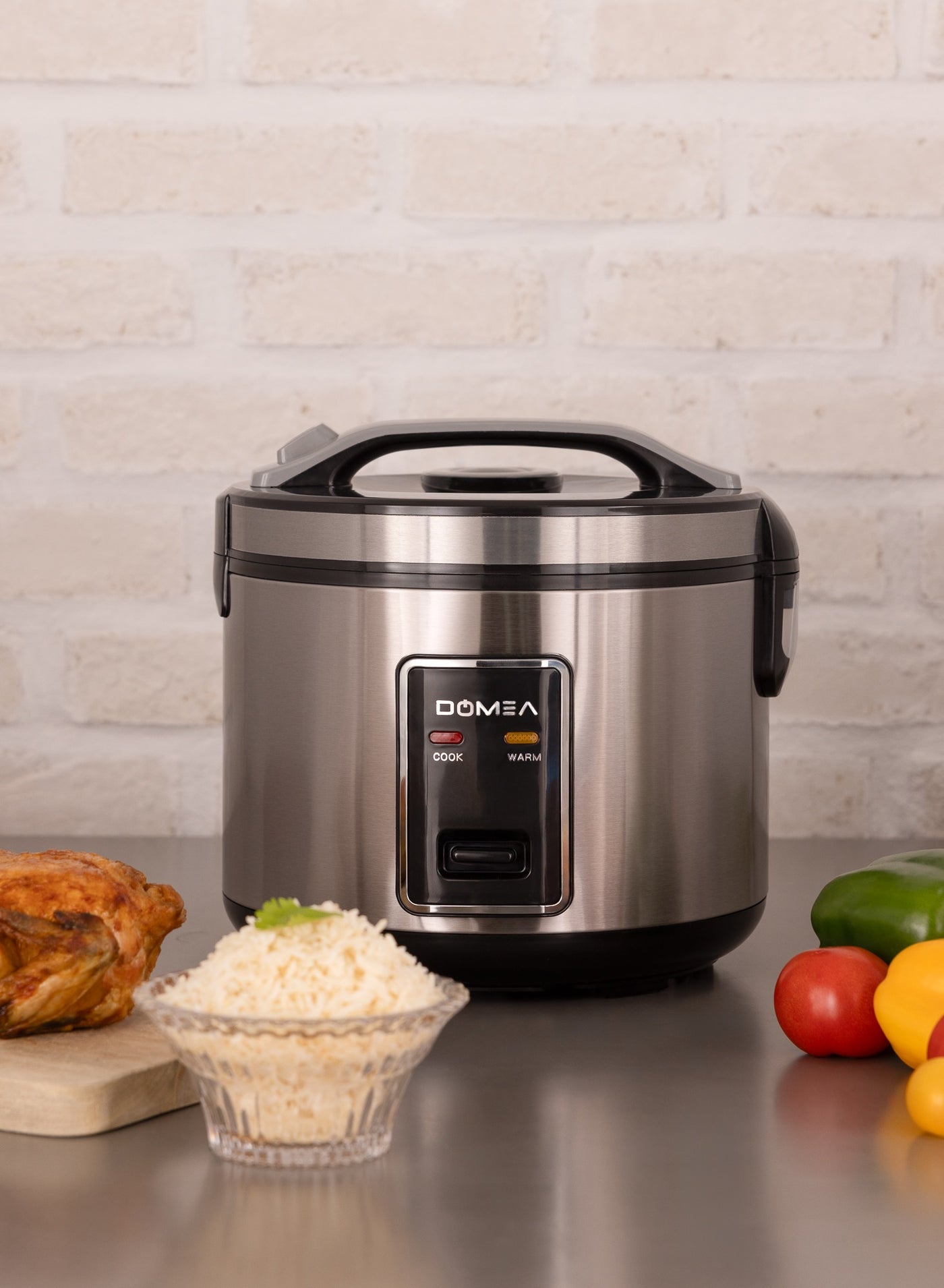 Electric Rice Cooker, 1.8 Litre Capacity, Non-Stick…