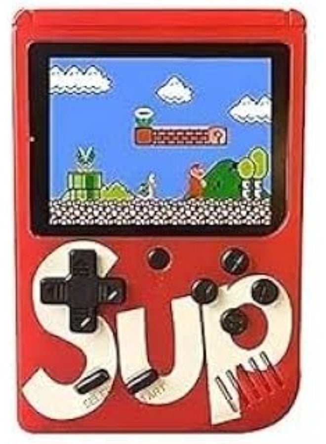 Compare Portable Retro Handheld Gaming Console | Builtin 400 Classic Video Games | 3Inch LCD Screen | TV Output, Rechargeable | Multiplayer Support, Black at KSA Price