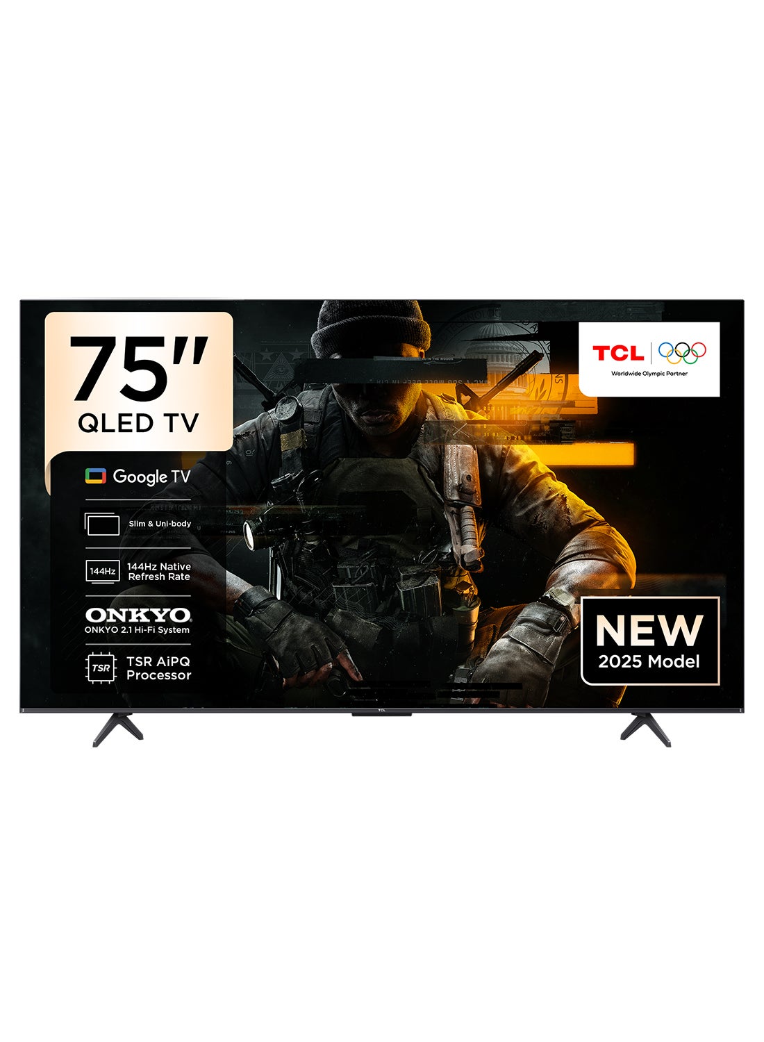 Television 75 Inch Smart TV 4K QLED Colorful…