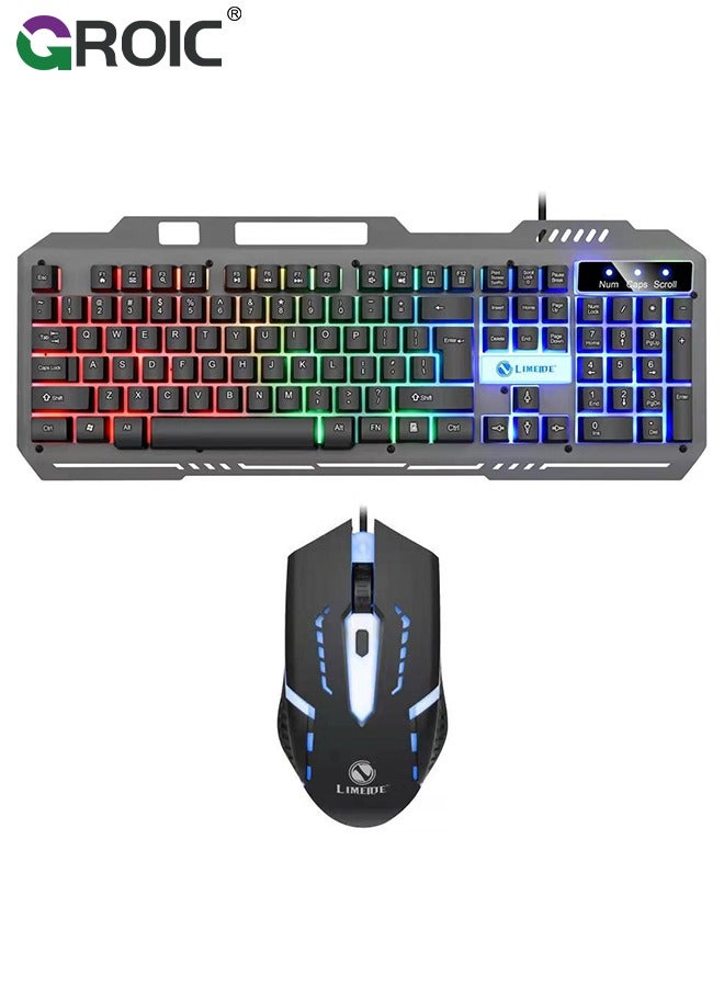 Gaming Keyboard, 104 Keys Gaming Keyboard and…