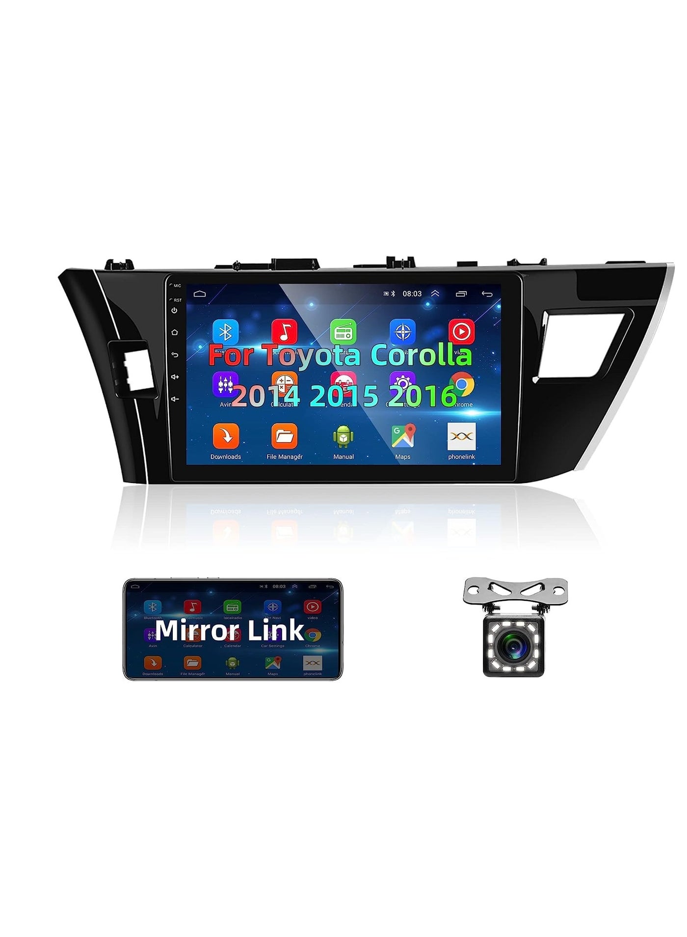 Android Screen For Toyota Corolla 2014 2015 2016…
