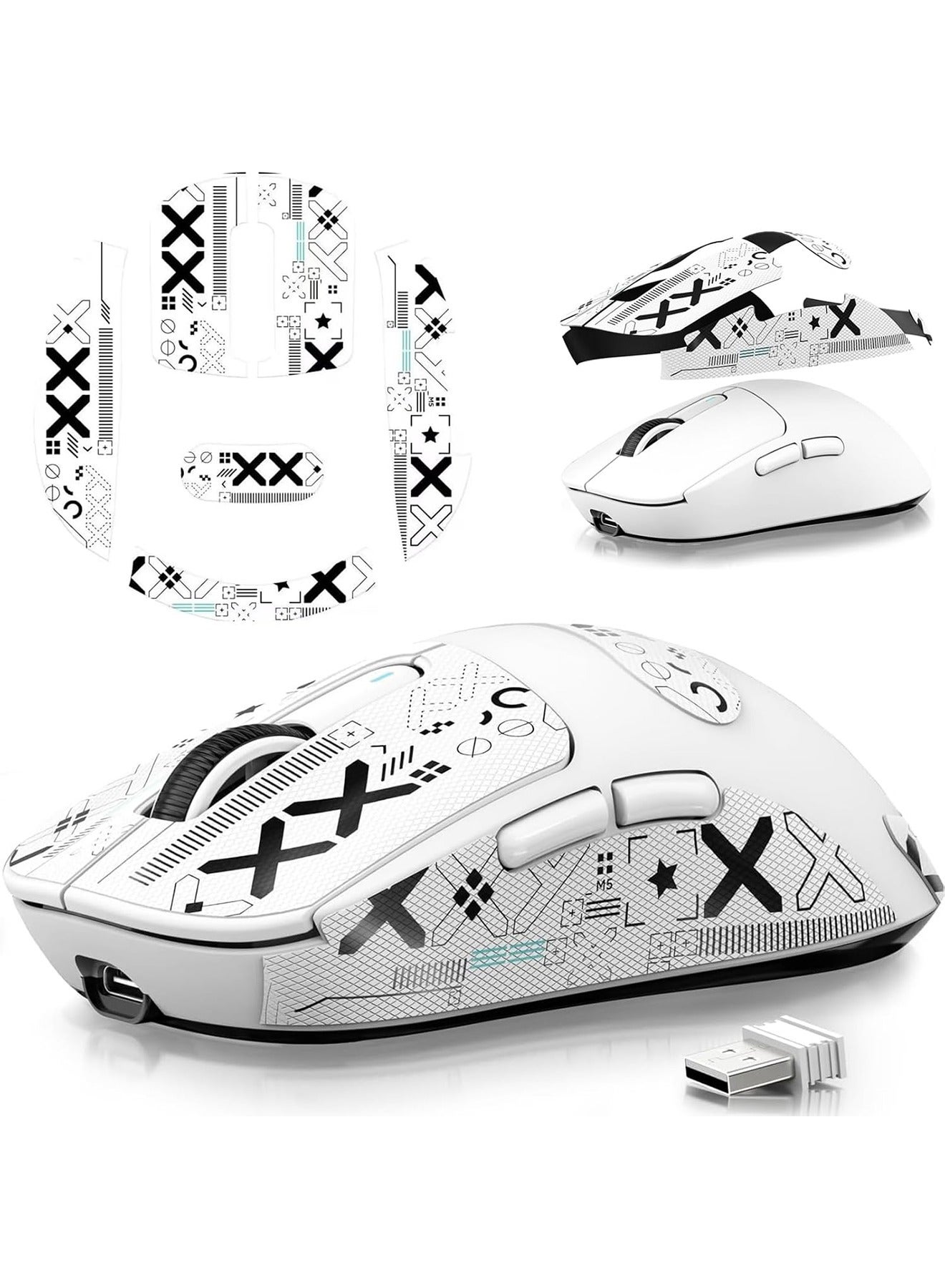 [1+1] Upgraded Lightweight Wireless Gaming Mouse,…