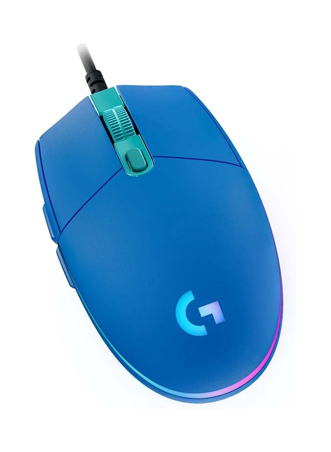 Compare Logitech G203 2nd Gen Wired Gaming Mouse, 8,000 DPI, Rainbow Optical Effect LIGHTSYNC RGB, 6 Programmable Buttons, OnBoard Memory, Screen Mapping, PCMac Computer and Laptop Compatible  Blue at KSA Price
