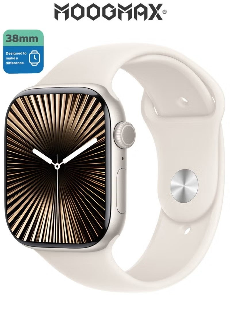 Compare Moogmax Series 9 Smartwatch with 38mm Display, Call Function & Health Tracking at KSA Price