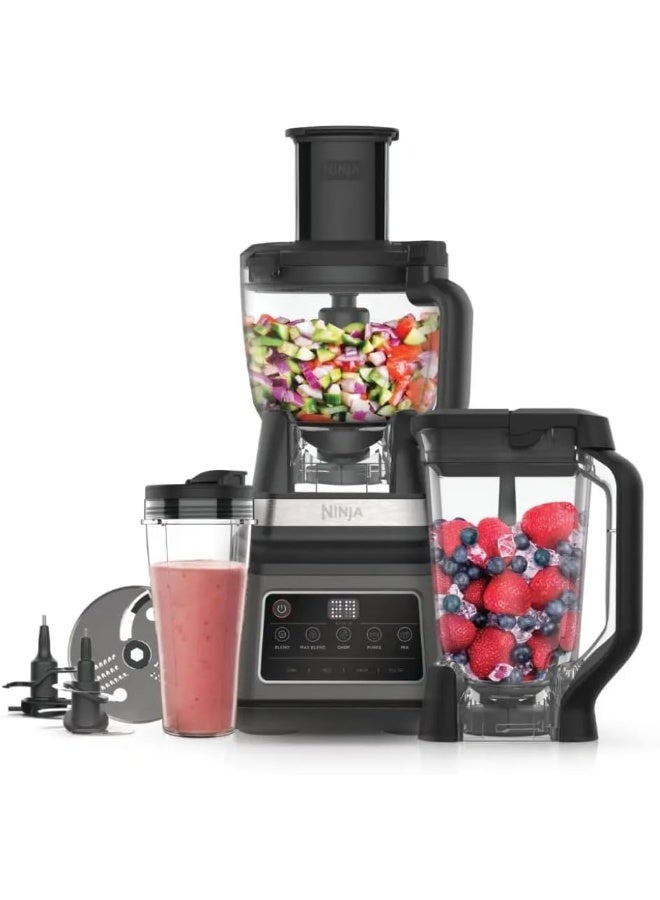 Ninja 3-IN-1 Food Processor, Blender, Auto-iQ Technology,…
