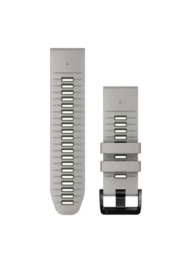 Compare Quickfit 26 Watch Bands  Silicone  MediumLarge Fog GreyMoss at KSA Price
