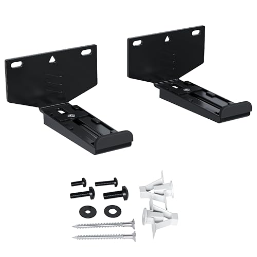 Compare ECHOGEAR Soundbar Wall Mount Bracket  Works with All Soundbars Including Samsung, Vizio, LG, & More  Depth Adjustable for Dolby Atmos Soundbars at KSA Price