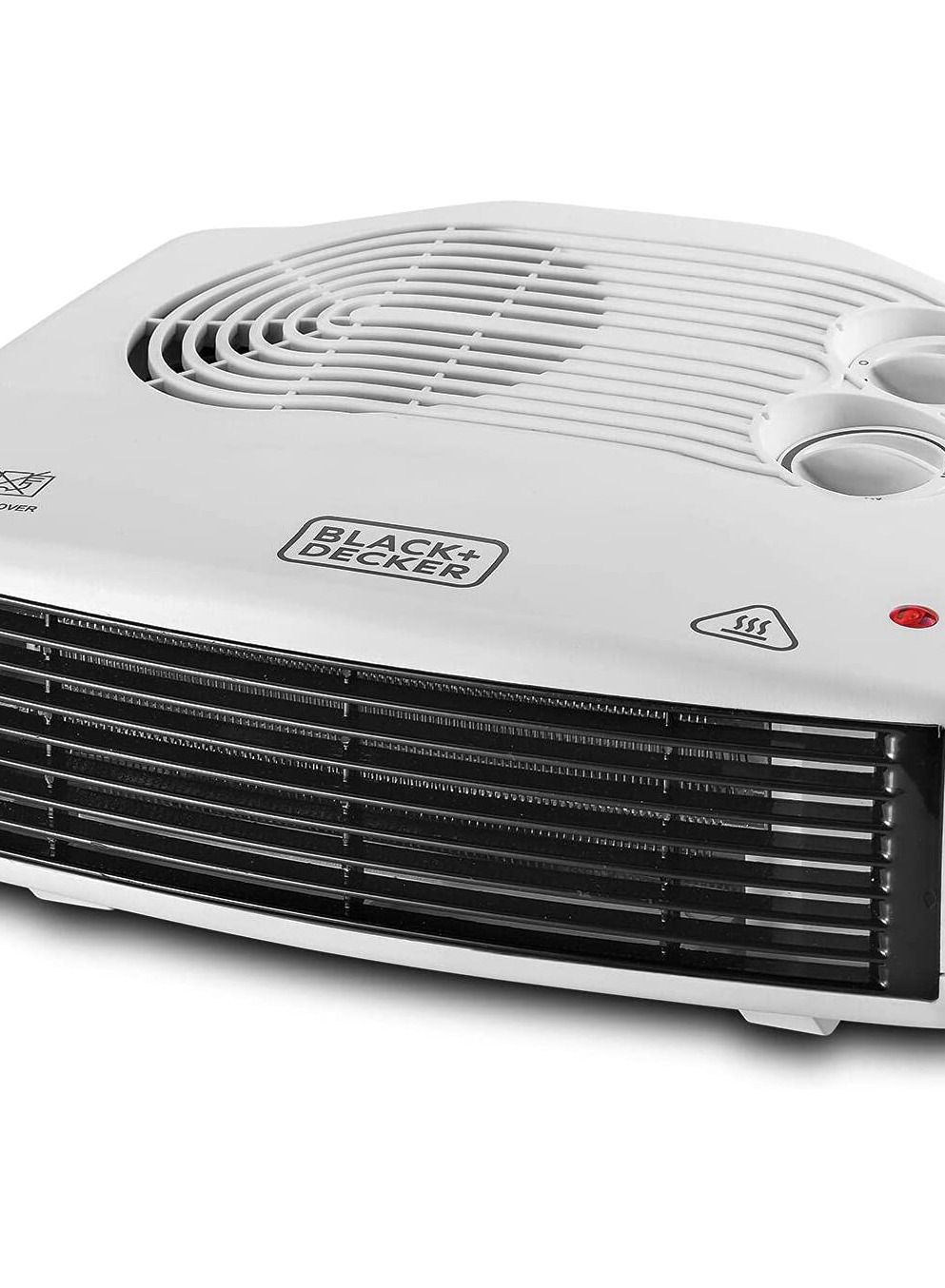 BLACK+DECKER 2400W Horizontal Fan Heater White…