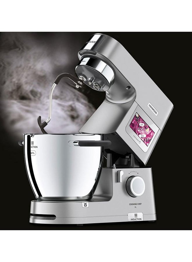 Compare Kitchen Machine, Metal Body, Stainless Steel Bowl, Easy Weight Scale, Steamer Basket, Touch Screen, 13 Touch Preset Functions, 25 Attachments, Non Stick Baking Tools, KBeater, Whisk, Dough Hook, Creaming Beater, Glass Blender, Food Processor, 2000 W OWKCL95.424SI Silver at KSA Price