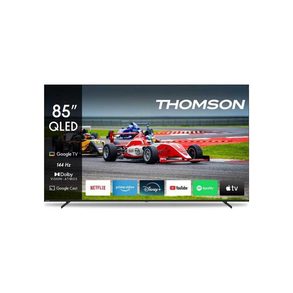 Compare 75Inch QLED 4K UHD Smart TV, 144Hz, Dolby Vision and Atmos, Google TV, Central Stand at KSA Price