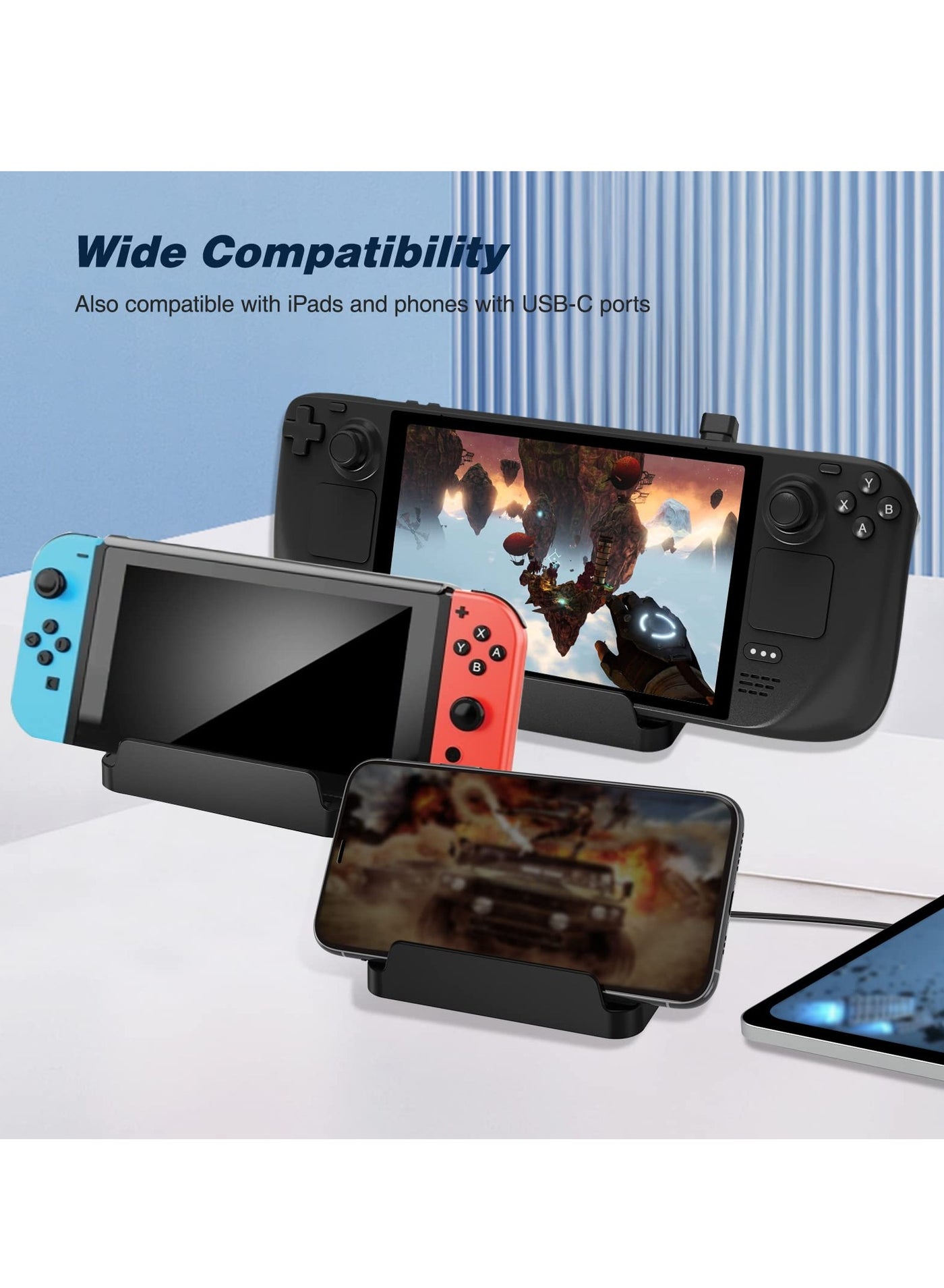 Compatible with Stand Base for Steam Deck, Steam…