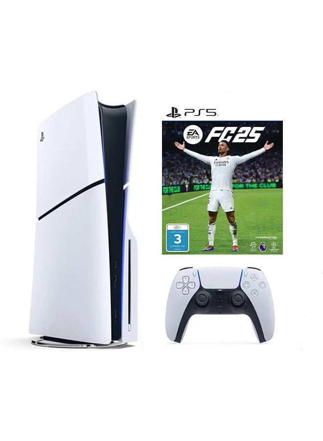 Compare PlayStation 5 Disc Slim Console And FC 25 at KSA Price