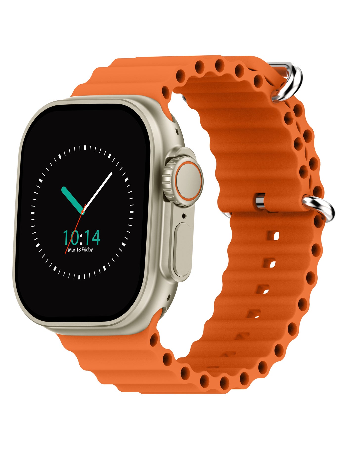 Compare Smart Watch Ultra  2.04 AMOLED Display, Bluetooth Calling, Fitness Tracker, Sports Modes, Heart Rate and Sleep Monitoring, IP68 Waterproof, 250mAh Battery, Compatible with Android and iOS at KSA Price