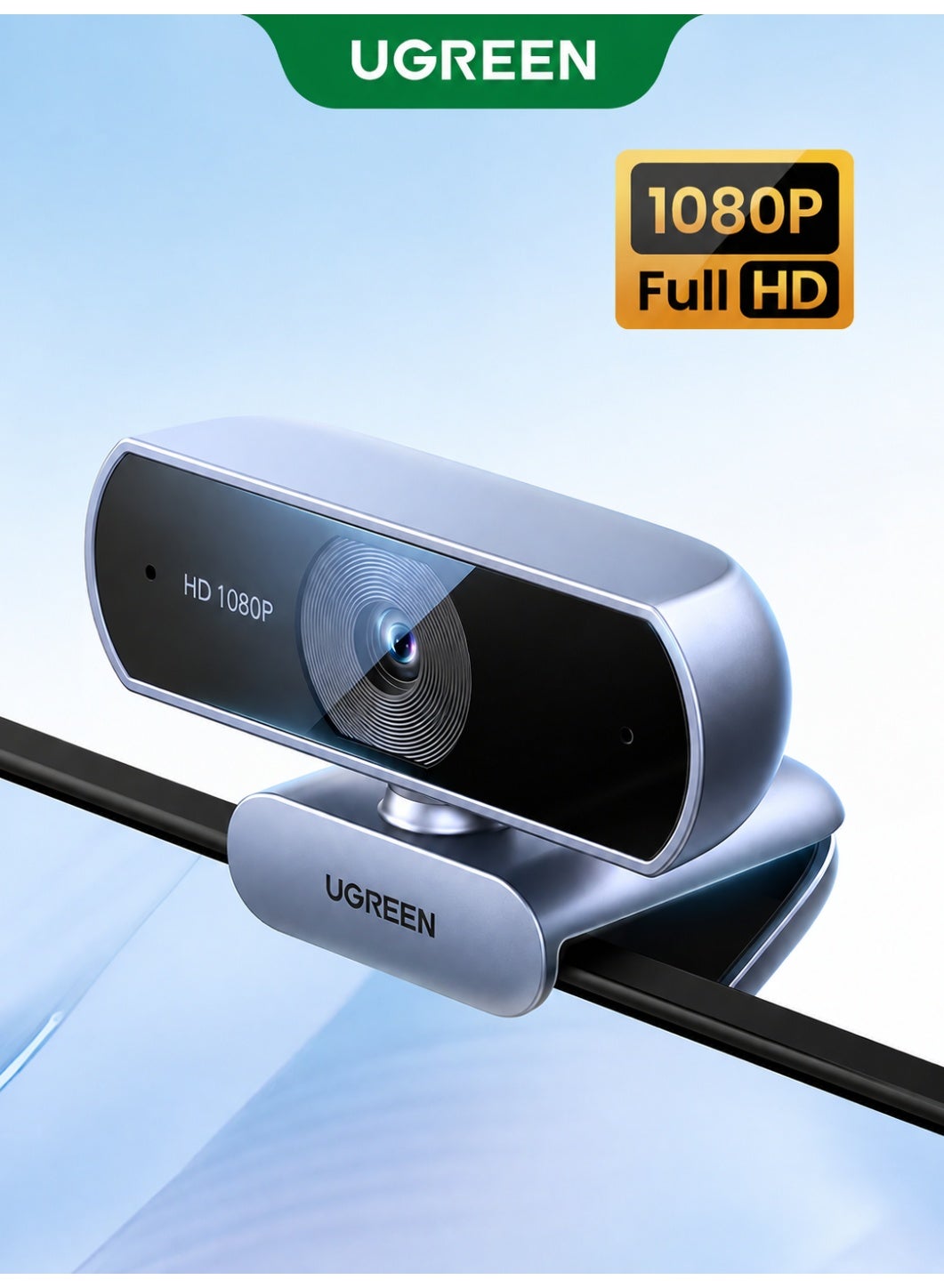 Compare 1080P Webcam with Microphone USB HD Camera, 1080P30fps 720P60fps Stream Camera, with Auto Light Correction, Dual Noise Reduction Mics, for SkypeFacebookYoutube, LaptopDesktop Grey at KSA Price