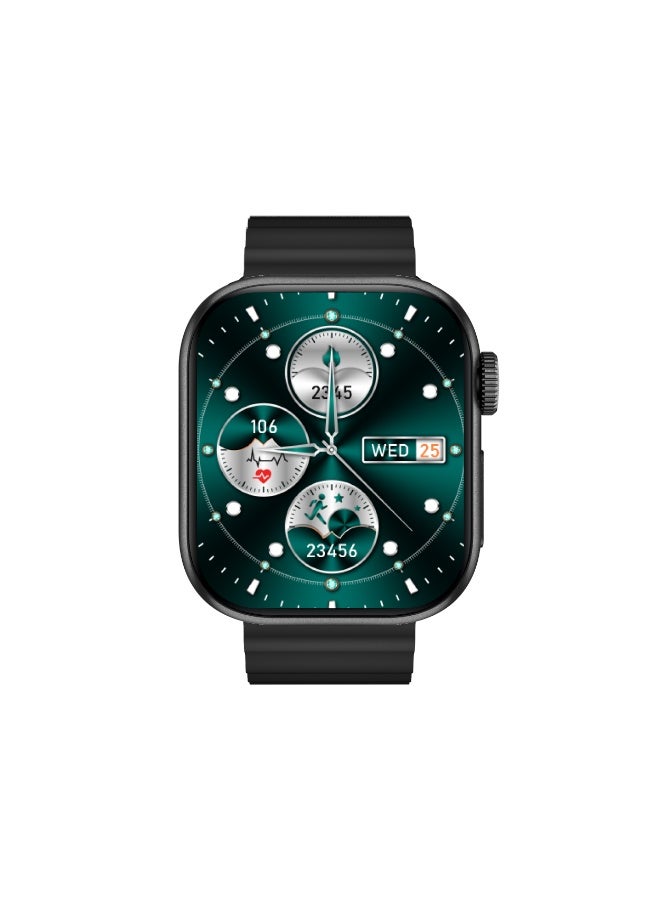Compare Hezire HWatch Max Smartwatch with 2.01” HighResolution Display, Bluetooth Calling, Voice Assistant, Water Resistant Fitness Tracker, Long Battery Life at KSA Price