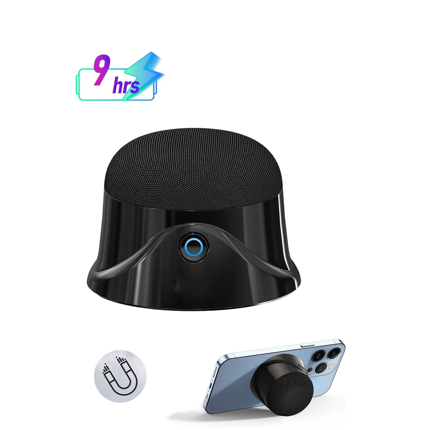 1 PCS Portable Magnetic Small Bluetooth Speaker,…