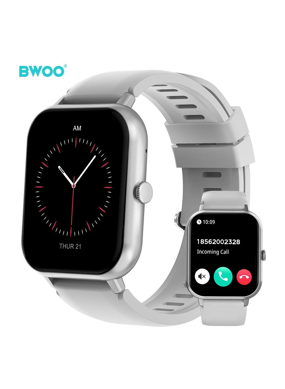 Compare Bwoo Wa05 Smart Watch Grey at KSA Price