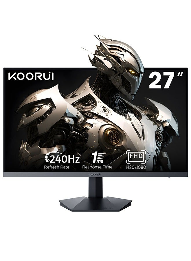 Compare 27Inch Full HD Gaming Monitor 1920 x 1080, 240Hz Refresh Rate, 1ms Response Time, sRGB 100% Color Gamut, DCIP3 90%, 3000: 1 Static Contrast, Audio Interface, Tilt Adjustable, DisplayPort and HDMI, VESA Compatible, Eye Protection, Crosshair, Timer, Freesync Premium, Gsync Compatible | GN02 at KSA Price