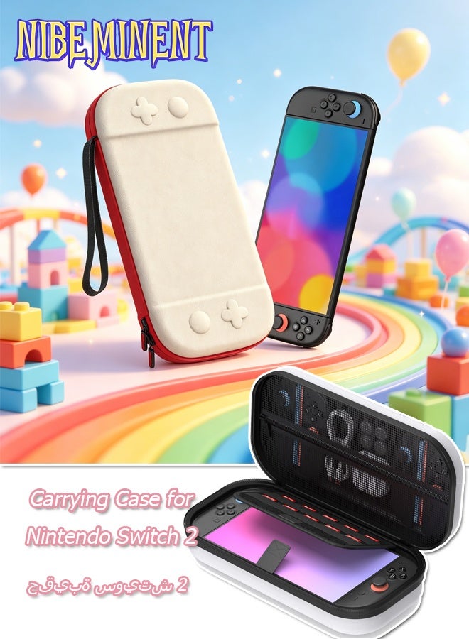 Compare Hard Carrying Case for Nintendo Switch 2 NS2, Shockproof EVA Protective Travel Storage Case with Game Card Slots & Mesh Pocket, Portable Carry Pouch for Switch 2 Console & Accessories, MultiColor Options at KSA Price