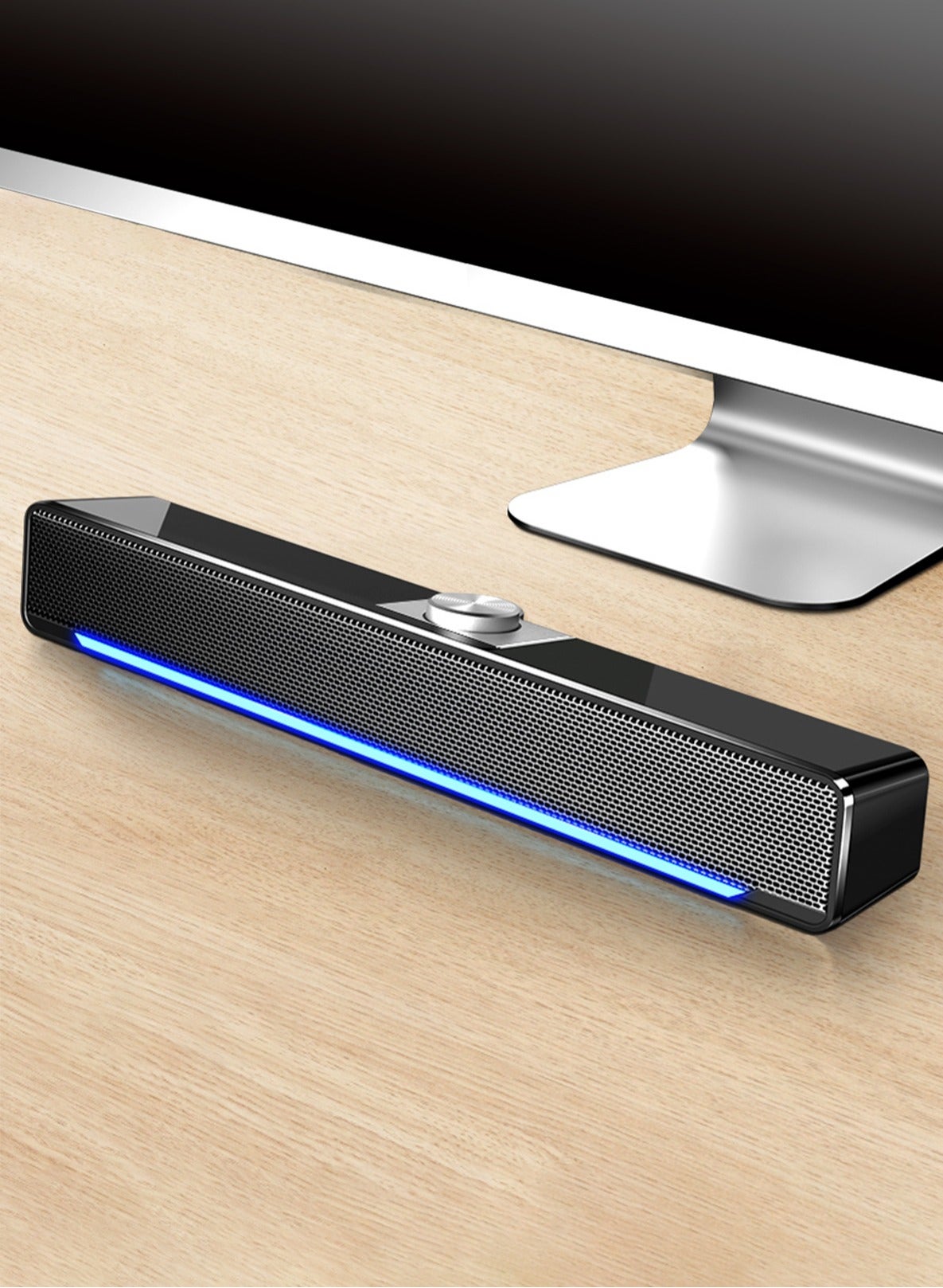 Compare LED TV Sound Bar AUX Wired USB Speaker Home Theater System Surround SoundBar for TV PC Computer Speakers at KSA Price