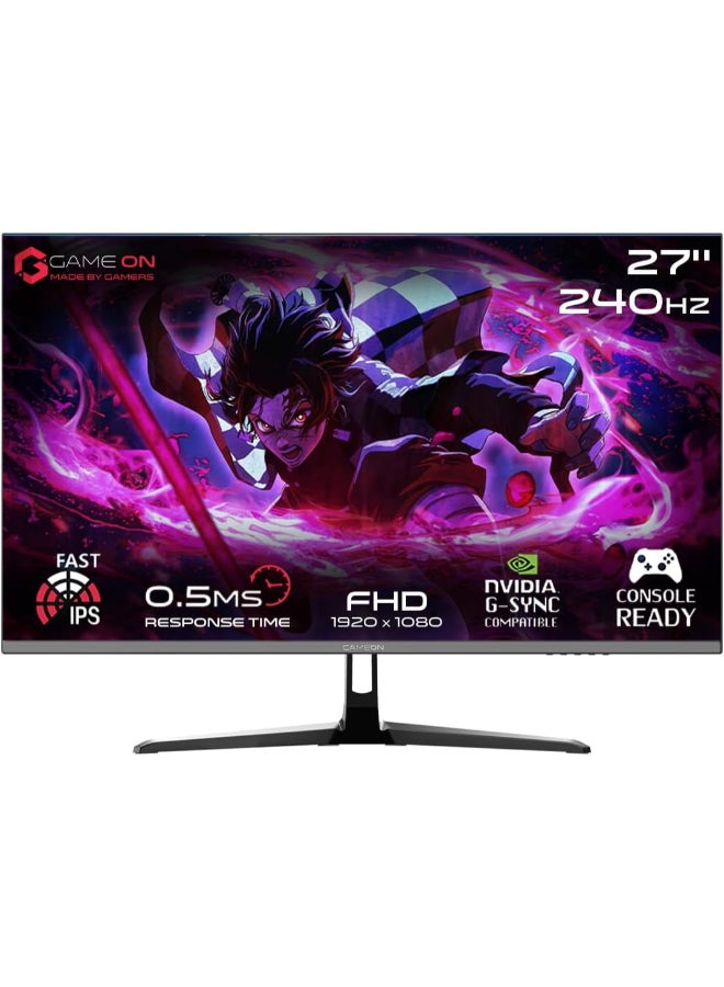27 inch E-sports Series Black Gaming Monitor, 1920x1080p…