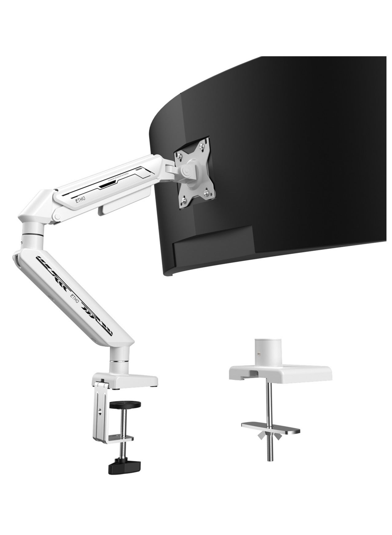 ETHU Single Monitor Arm, Adjustable Gas Spring…