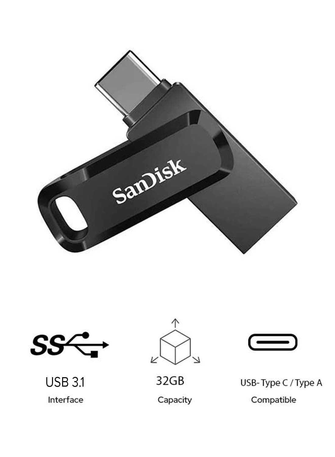 Compare Ultra Dual Drive Go USB TypeC 32 GB SDDDC3032GG46 at KSA Price