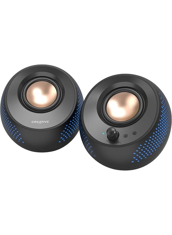 Creative Pebble X 2.0 USB-C Computer Speakers…