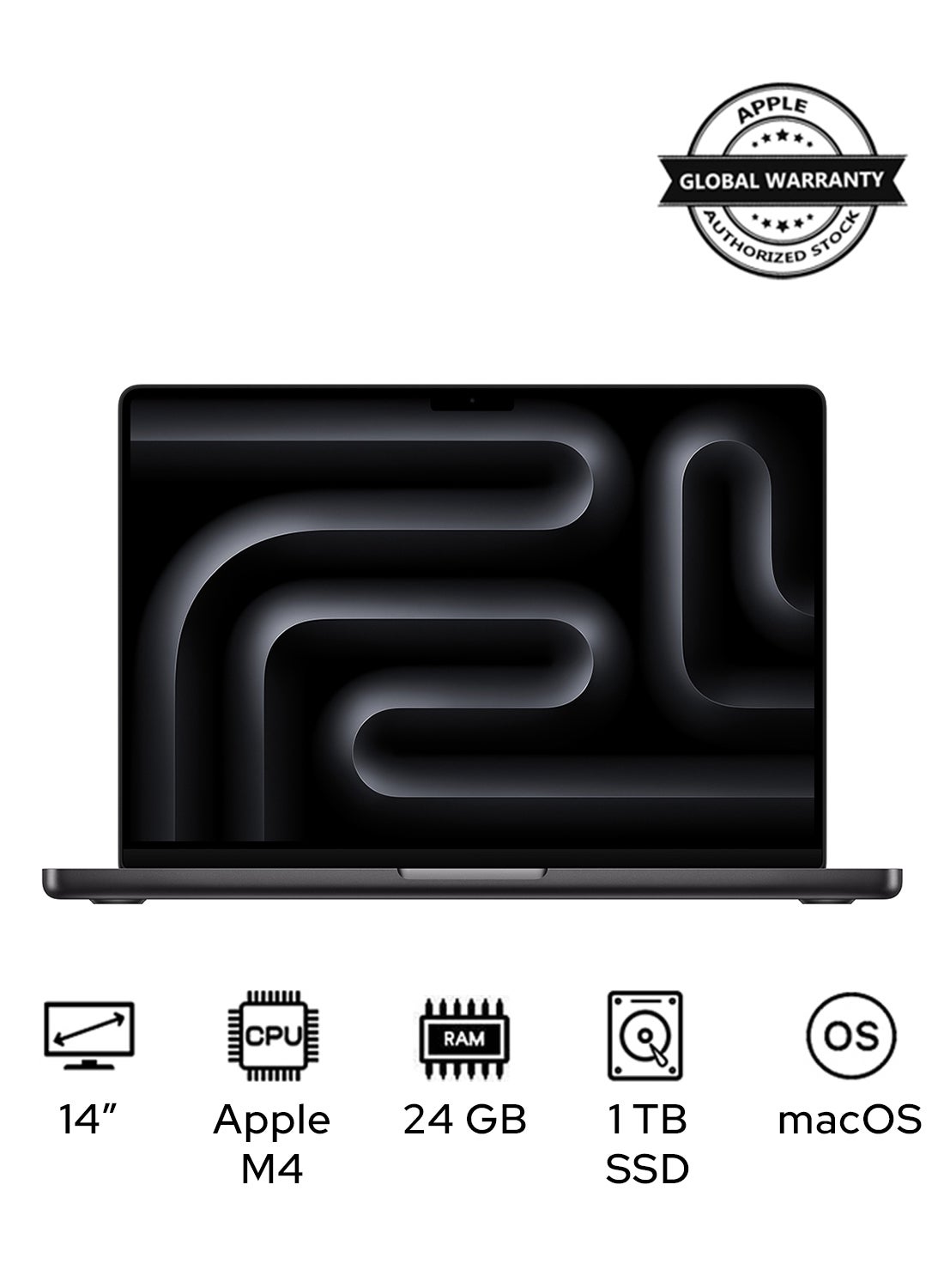 Compare MacBook Pro MCX04 Liquid XDR Retina 14Inch Display, M4 Chip 10Core CPU 10Core GPU Processor24GB RAM1TB SSDmacOSInternational Version English Space Black at KSA Price