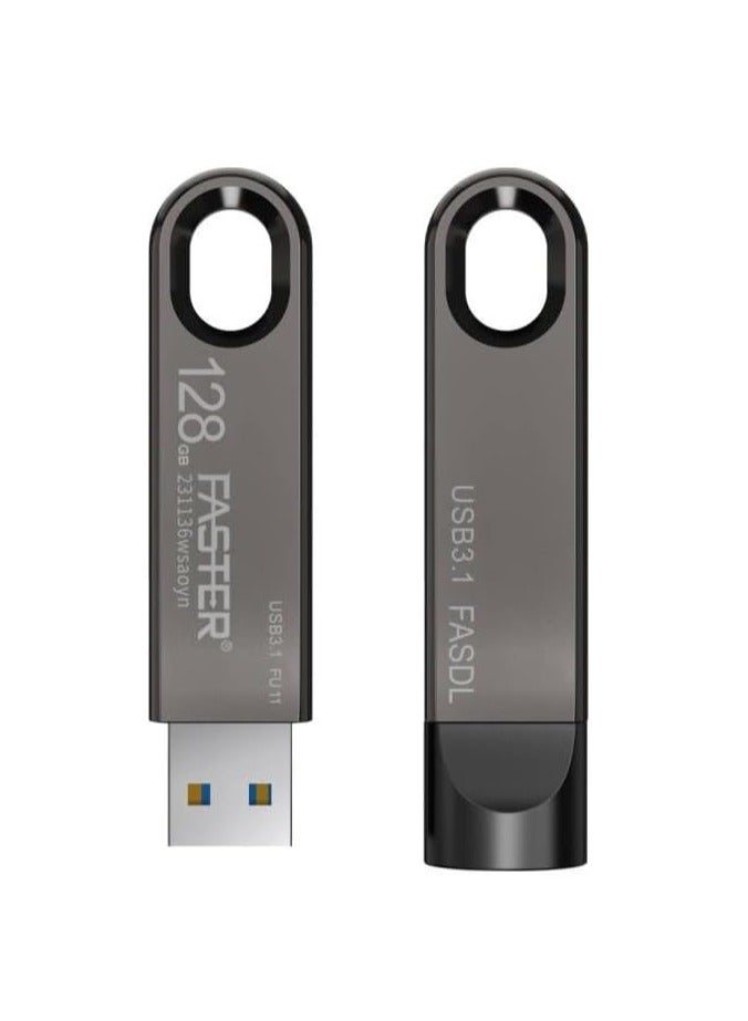 Compare 128GB 3.1 USB Flash Drive  Gen 1 Super Fast Pendrive with Metal Body  High Speed Jump Drive Memory Stick  Transfer Speed Up to 80 Mbps  For Laptop, Smart TV, Car, Speaker at KSA Price