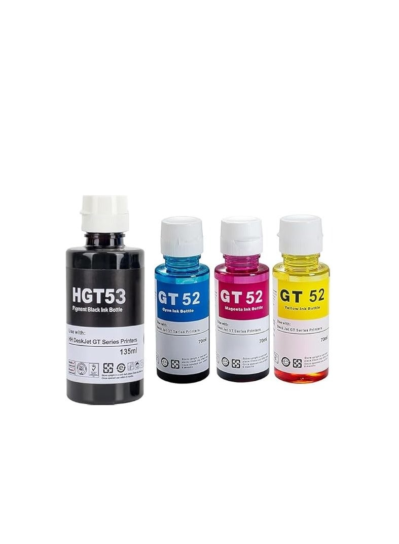 Ink Refill Kit GT52 Compatible With HP Printer…